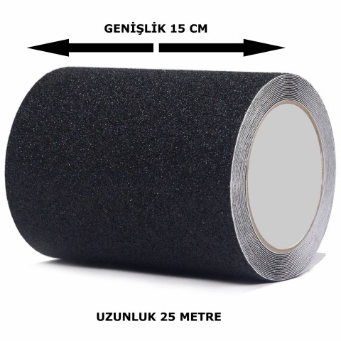 Merdiven Kaydırmaz Bant 25 Metre 15 cm