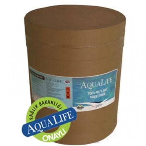 Aqualife Tcca %90 Stabil Aktif Granül Havuz Klor 50 kg Aqualife Tcca %90 Stabil Aktif Granül Havuz Klor 50 kg