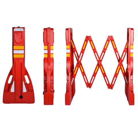 Akordiyon Bariyer Kırmızı 230 x 110 cm Akordiyon Bariyer Kırmızı 230 x 110 cm