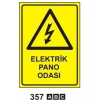 Elektrik Pano Odası Uyarı ik..