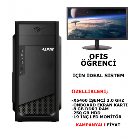 OFİS - ÖĞRENCİ HIZLI SET BİLGİSAYAR