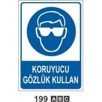 Koruyucu Gözlük Kullan Uyarı..