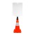 PVC Trafik Konisi 50 cm Reflektifli Trafik Dubası PVC Trafik Konisi 50 cm Reflektifli Trafik Dubası