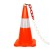 PVC Trafik Konisi 50 cm Reflektifli Trafik Dubası PVC Trafik Konisi 50 cm Reflektifli Trafik Dubası