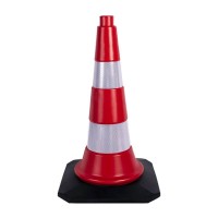 50 CM KAUÇUK TABANLI TRAFİK VE REKLAM KONİSİ 50 CM KAUÇUK TABANLI TRAFİK VE REKLAM KONİSİ