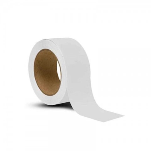 Beyaz yer işaretleme bandı 48mmx30yrd Beyaz yer işaretleme bandı 48mmx30yrd